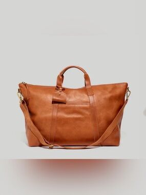 Madewell The Overnight Bag in Leather  Weekender Bag